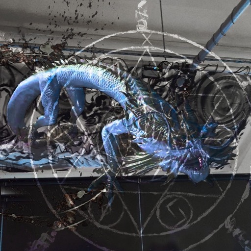 By interacting with the magic circle, the audience can release the dragon that has been sealed in the painting. This demo is a trial of connecting real word objects with virtual images through AR technology.