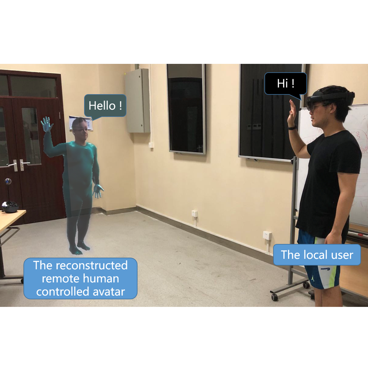 AvatarMeeting An Augmented Reality Remote Interaction System With